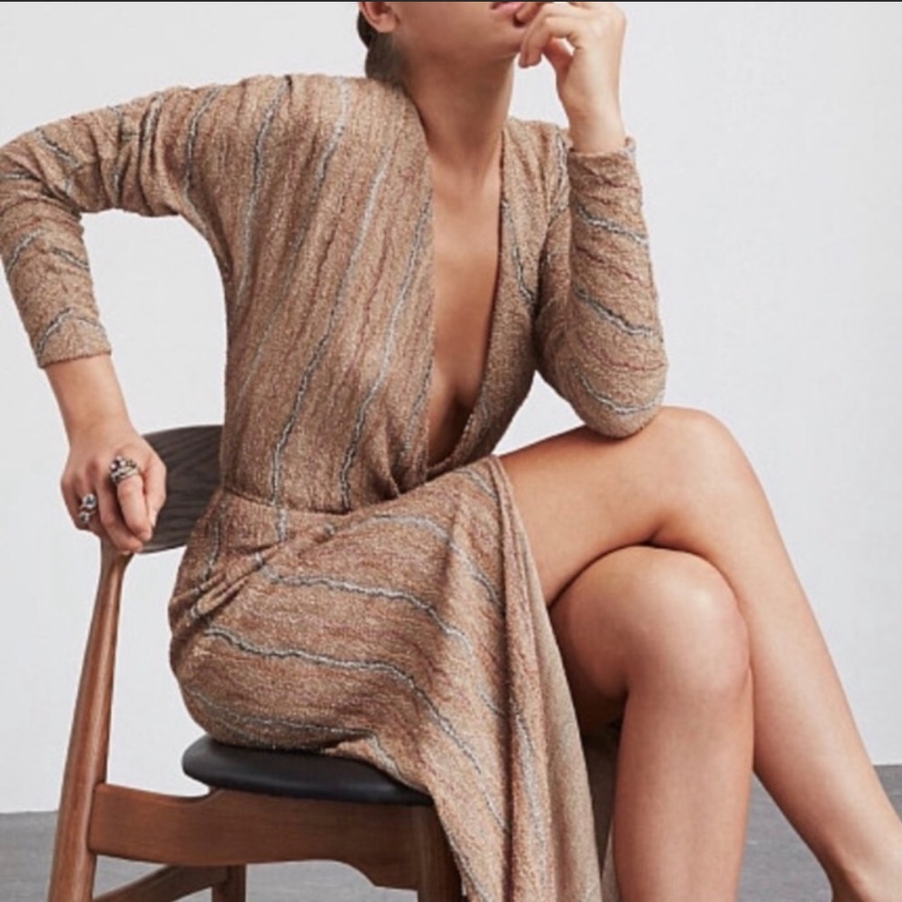 Reformation Knit Orion Dress in Krill XS